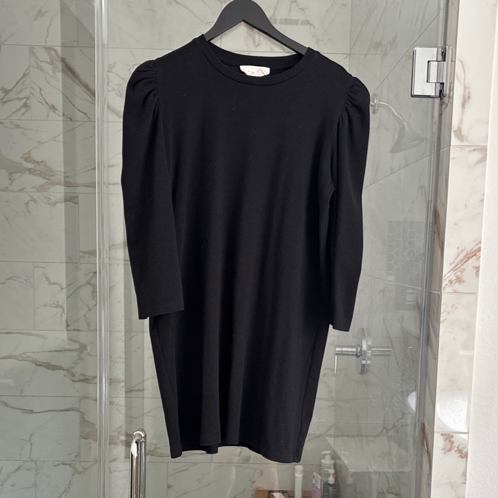 Pomander Place Classic Black Long Sleeve Dress